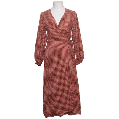 Slå-om-kjole (Orange, Sort) fra Daisy Street Bomuld, Polyester