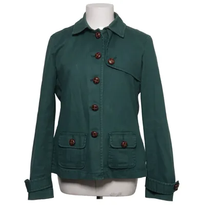 Jacke (Grün) von Gap Baumwolle, Polyester