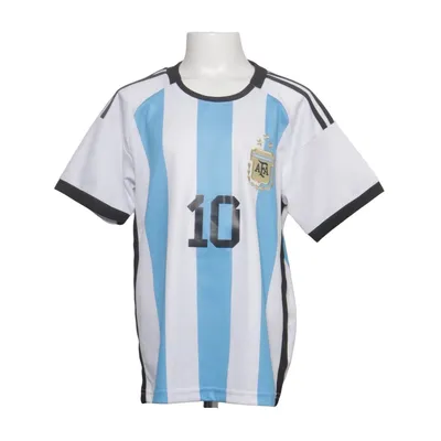 Maillot de football (Blanc, Noir, Bleu) Polyester
