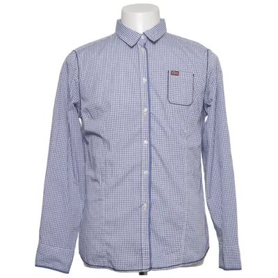 Chemise (Bleu, Blanc) de Napapijri Coton, Élasthane