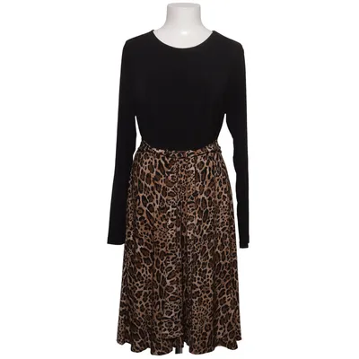 Jurk (Zwart, Bruin, Meerkleurig) van Bonprix Elastaan, Gerecycled polyester