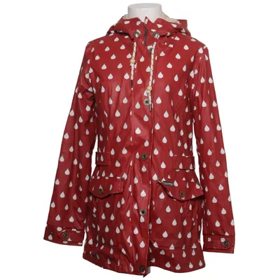 Regenmantel (Rot, Weiß) von Schmuddelwedda Polyester, Polyurethan