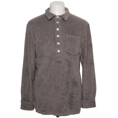 T-shirt manches longues (Marron) de Nikben Coton, Polyester