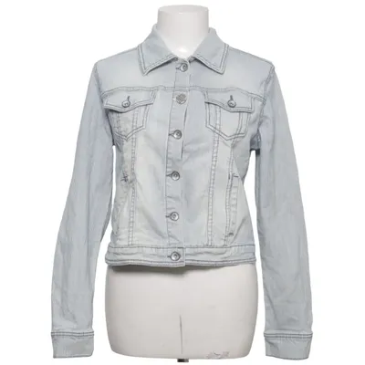 Denimjakke (Blå, Hvid) fra Flash Jeans Bomuld, Elastan