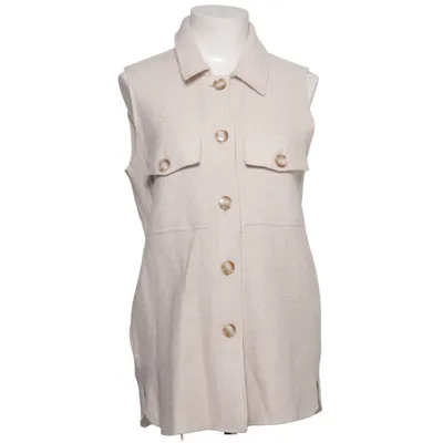 Gilet (Beige) van Zero Viscose, Wol