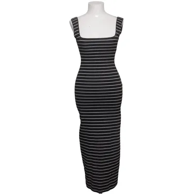 Långklänning (Svart, Vit) från Zara Elastan, Polyester, Viskos