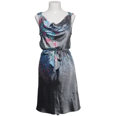 Dress (Gray, Multicolored) from Uttam Boutique Polyester