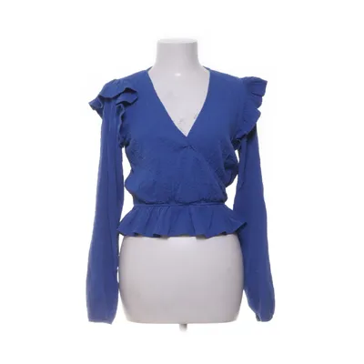 Blouse (Blauw) van Costes Atelier Elastaan, Polyester, Viscose