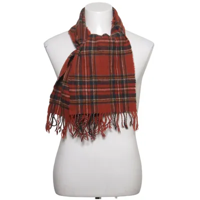 Halsduk (Röd, Flerfärgad) från Bronte Tweeds Ull