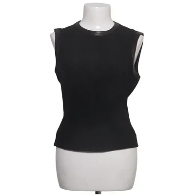 Topp (Svart) från DKNY Elastan, Skinn, Viskos, Ull