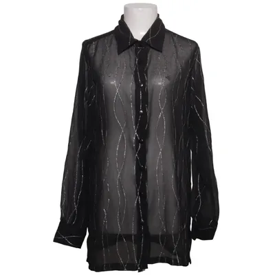 Bluse (Sort, Sølv) fra Comfort Fashion Polyester
