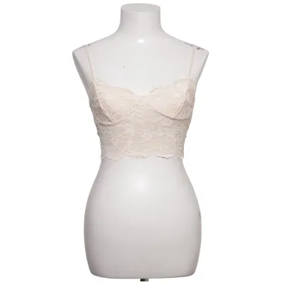 Crop top (Beige) från Zara Elastan, Polyamid
