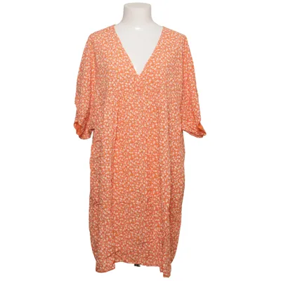 Jurk (Oranje, Wit) van Moda Viscose