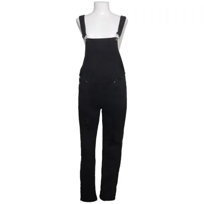 Tuinbroek (Zwart) van Boohoo Denim Katoen, Elastaan, Polyester