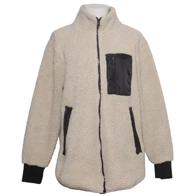 Fleecejakke (Beige, Sort) fra The Black Label Collection Lager 157 Polyester