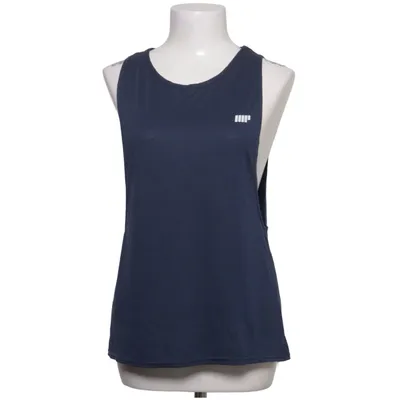 Sports tank top (Blue) from MyProtein Polyester, Viscose
