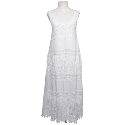 Kjole (Hvid) fra Made in italy Elastan, Silke, Viscose