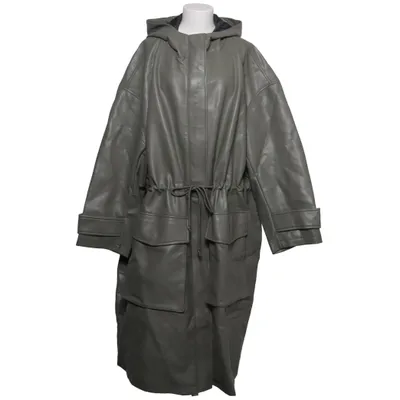 Vinterfrakke (Grå) fra ASOS Design Bomuld, Polyester, Polyurethan, Viscose
