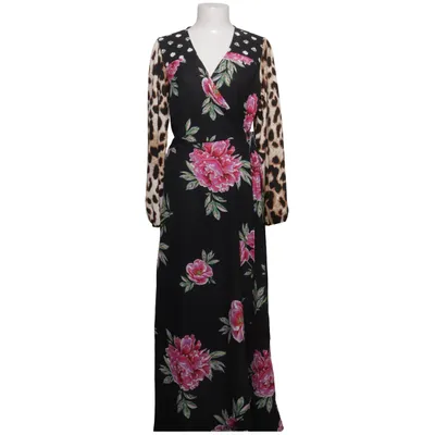 Wrap dress (Black, Multicolored) from Dancing Leopard Polyester