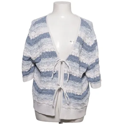 Cardigan (Blauw, Wit) van Noisy May Gerecycled katoen, Gerecycled polyester