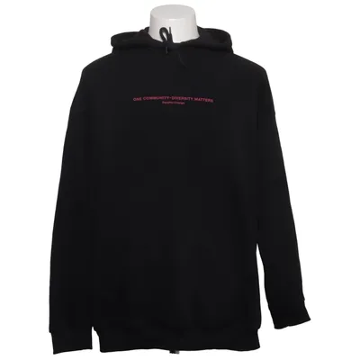 Hoodie (Black) from Yourturn Cotton, Polyester