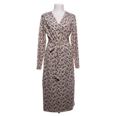 Omlottklänning (Beige, Blå, Brun, Flerfärgad) från Bubbleroom Elastan, Polyester