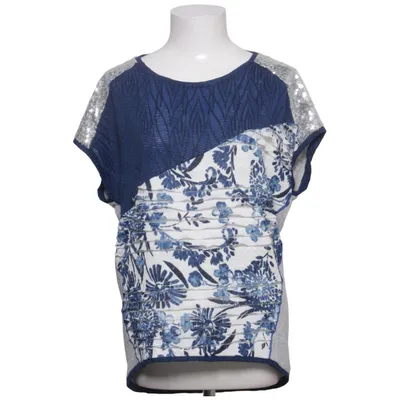 Top (Blue, White, Gray, Multicolored) from Desigual Elastane, Polyester, Viscose