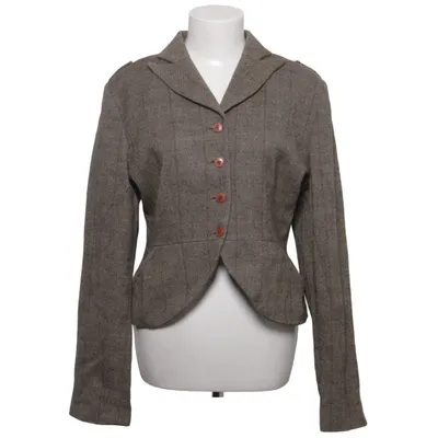 Blazer (Marron) de By Malene Birger Polyamide, Soie, Laine