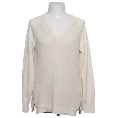 Sweater (Beige) from Fiora Blue Acrylic, Cotton, Metallic fiber, Polyester