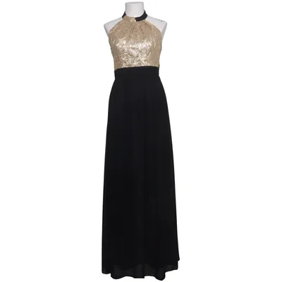 Aftonklänning (Svart, Guldfärgad) från Little Mistress Elastan, Polyester