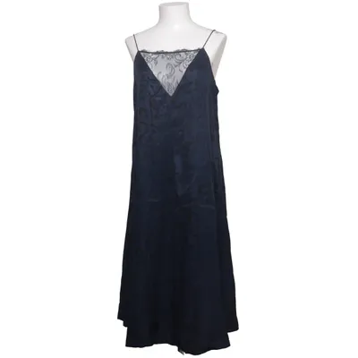 Klänning (Blå, Svart) från Custommade Polyester, Viskos