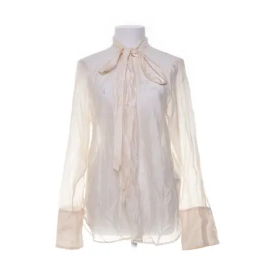 Knytblus (Beige) från H&M Modern Classic Lyocell, Polyester