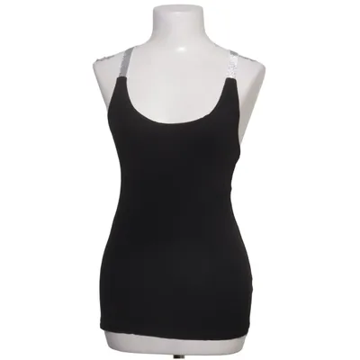 Tanktop (Zwart) van G.Ricceri Elastaan, Viscose