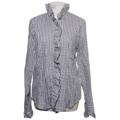Blouse (Zwart, Wit) van Wallmann Katoen
