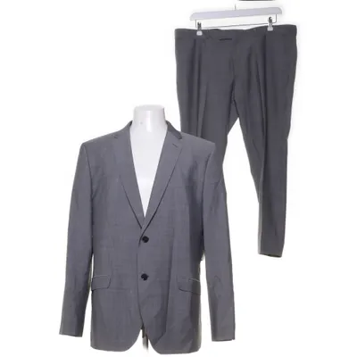 Kostym (Grå) från s.Oliver Polyester, Ull