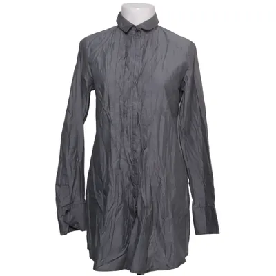 Shirt dress (Gray) from Nadine H Cotton