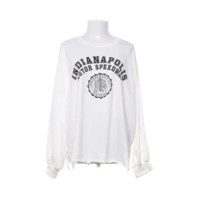 Collegetröja (Vit, Svart) från Dazy Bomull, Polyester