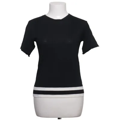 T-shirt (Zwart, Wit) van Not Shy Merinowol