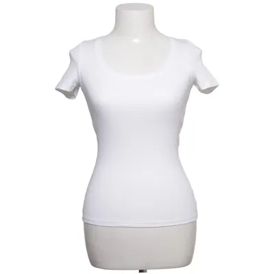 T-shirt (Wit) van Tally Weijl Katoen, Elastaan