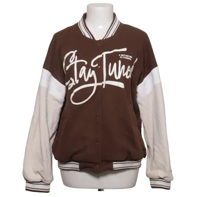 Veste universitaire (Marron, Blanc) de Page One Coton, Polyester