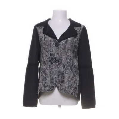 Cardigan (Gray, White) from Kello Acetate, Acrylic, Merino Wool, Viscose