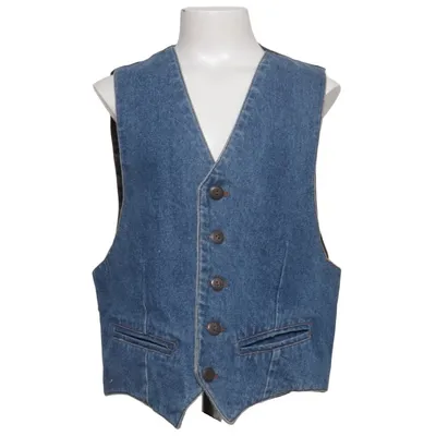 Gilet en jean (Bleu) de Point 2 Point Coton