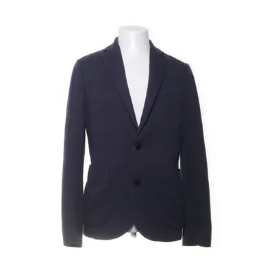 Blazer (Blauw) van Mango Man Katoen, Polyester
