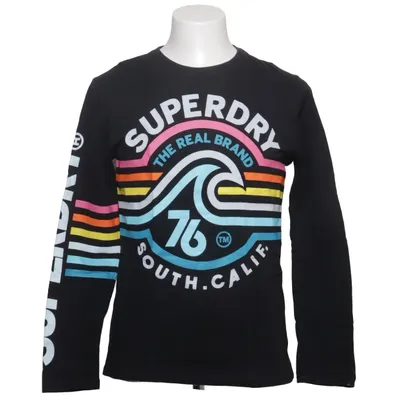 Långärmad t-shirt (Svart, Flerfärgad) från Superdry Bomull