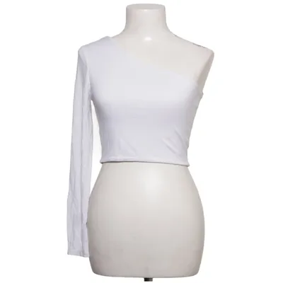 Crop top (Blanc) de Outfitbook Élasthane, Viscose