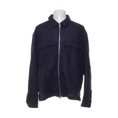 Jacket (Blue) from J.Lindeberg Cotton, Linen, Lyocell