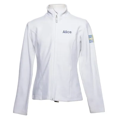 Fleecejacka (Vit) från Skate Perfomance Elastan, Polyamid