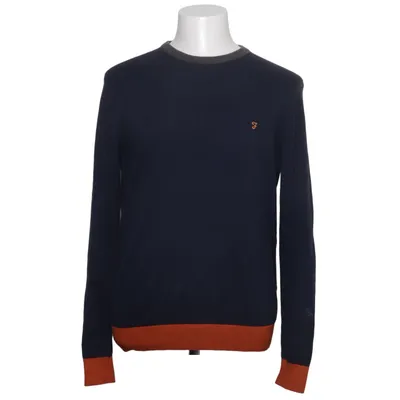 Sweater (Blå, Orange) fra Farah Vintage Bomuld, Polyamid, Uld