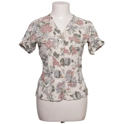 Korte mouwen shirt (Wit, Meerkleurig) van Flash Linnen, Viscose