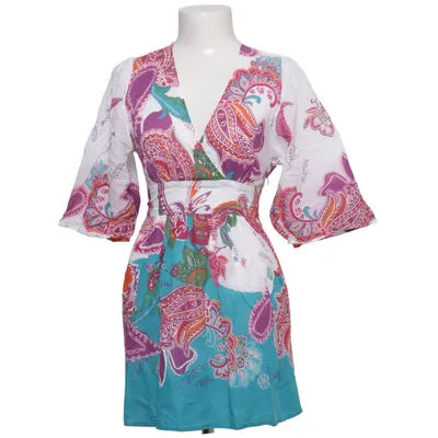 Dress (White, Multicolored) from Caroline Biss Cotton